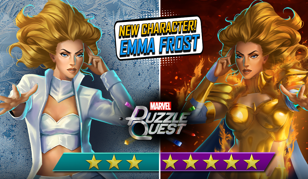 Marvel Puzzle Quest New Character – Emma Frost