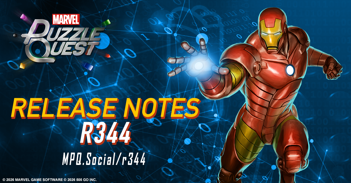 Marvel Puzzle Quest R344 Release Notes (Week of July 23rd)